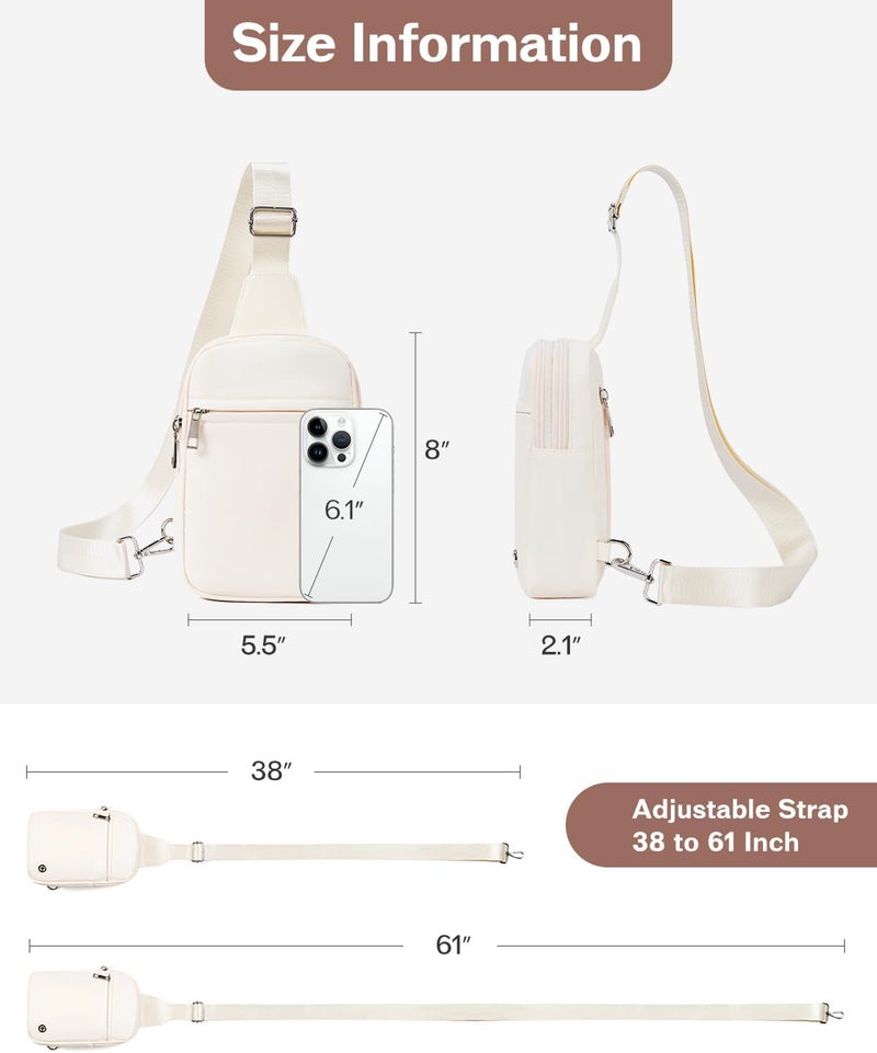 CHOLISS Small Sling Bag for Women and Men, Crossbody Bags Trendy Fanny Packs Chest Bag with Extended Strap - Image 5